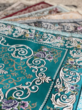 Load image into Gallery viewer, Luxury Silk Padded Prayer Mats with Embroidery
