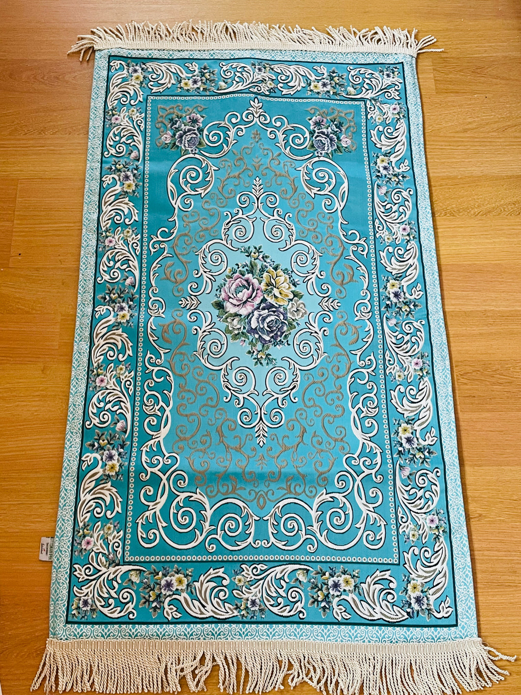 Luxury Silk Padded Prayer Mats with Embroidery